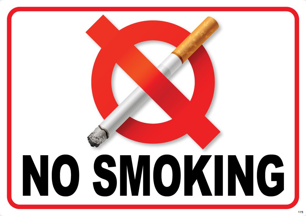 שלט NO SMOKING